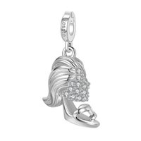 Pendente Rosato Donna in Argento Zircone RZ159R - RZ159R